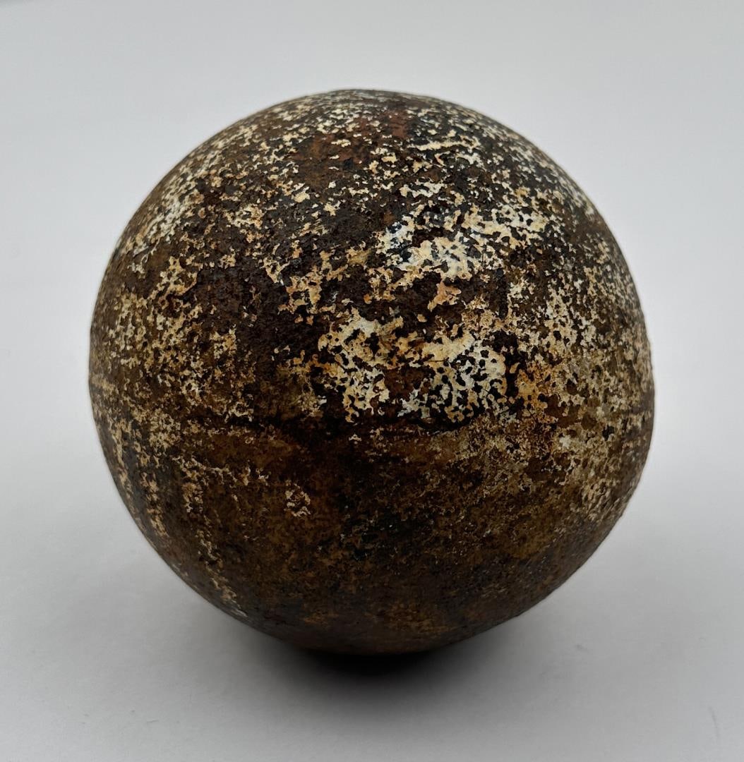 Antique Montana Indian Wars Cannon Ball (1 of 3)