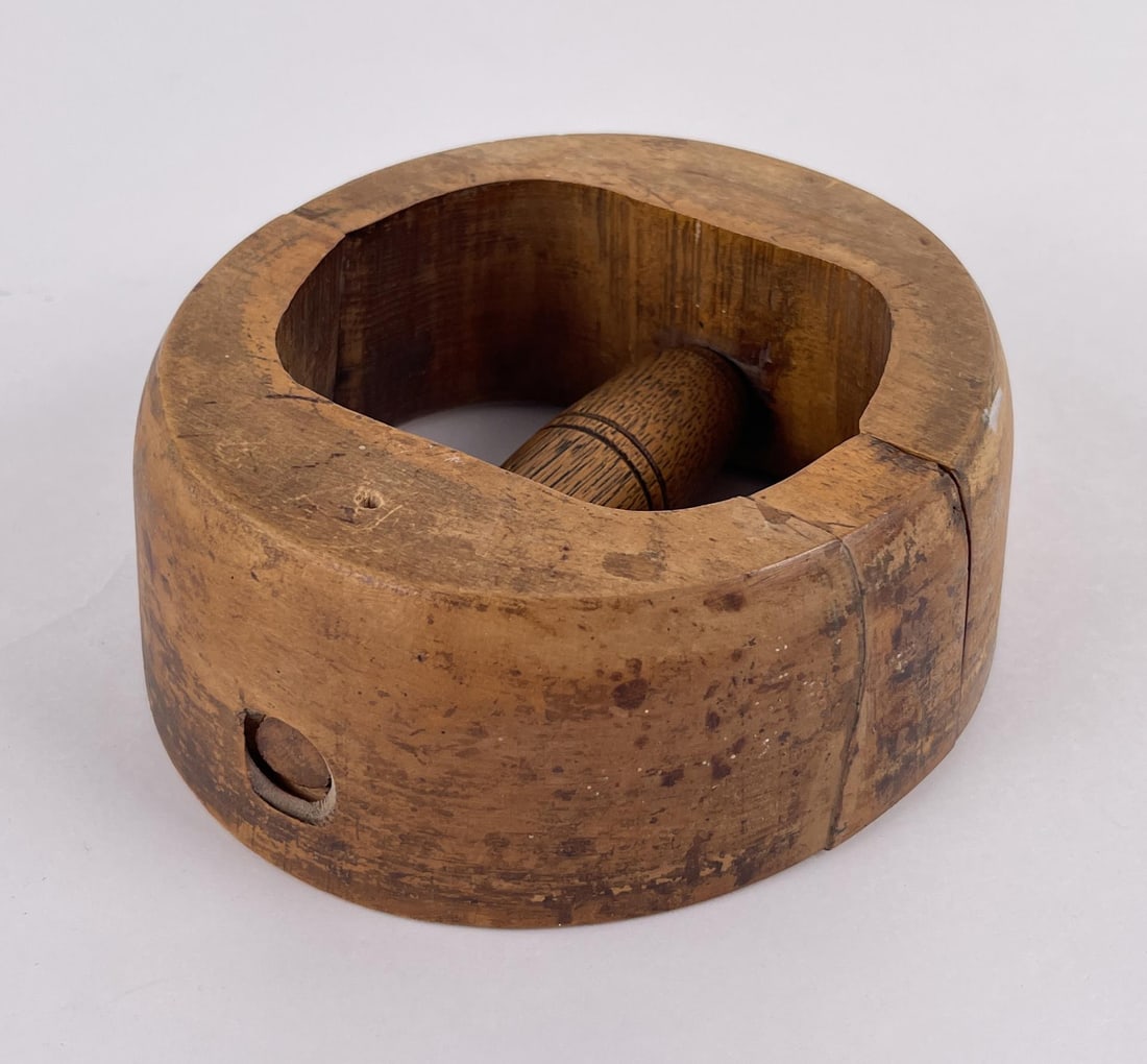 Antique Wood Cowboy Hat Stretching Mold (1 of 9)