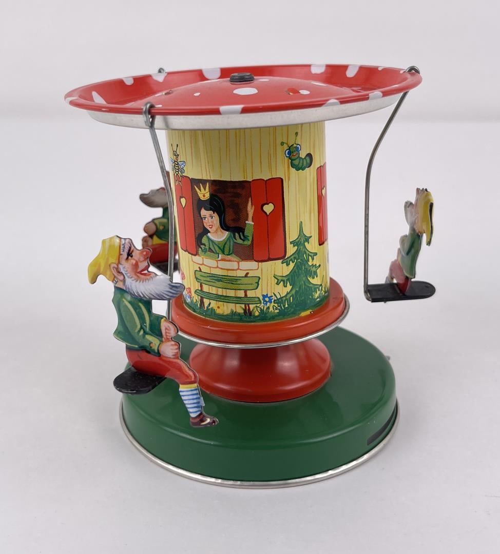 West German Snow White Tin Litho Toy: Nice example. Working.