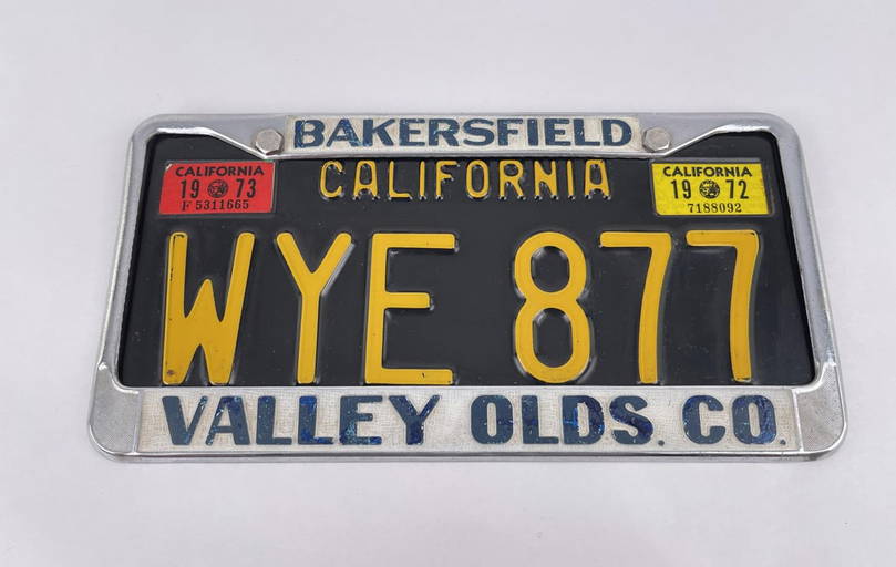 Bakersfield California License Plate Frame