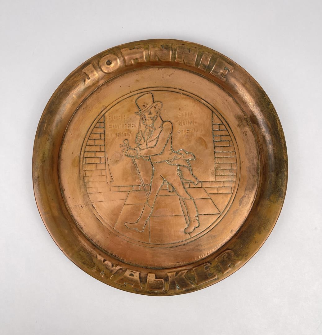 Johnnie Walker Whiskey Copper Tray (1 of 7)