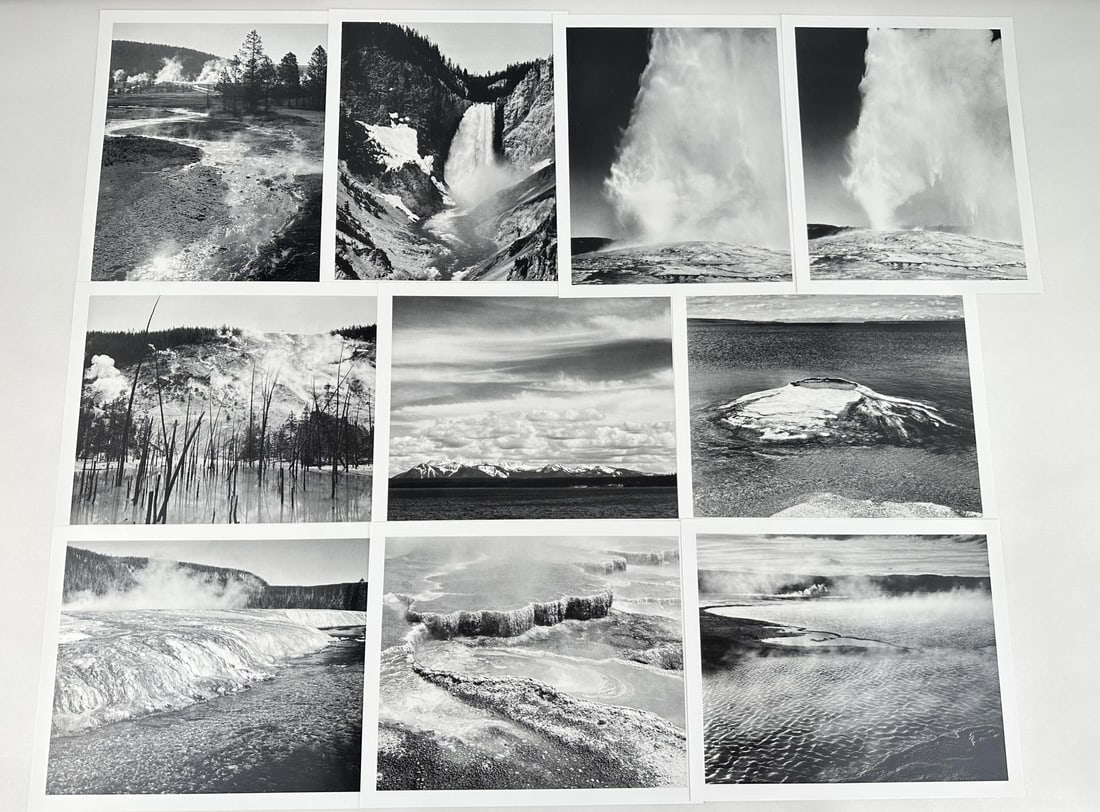 Yellowstone National Park Ansel Adams Photos: 11" by 9". Very nice folio of images. US Mint.
