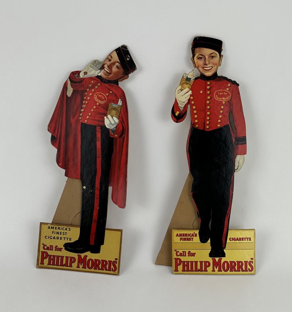 Philip Morris Cigarette Cardboard Signs (1 of 3)