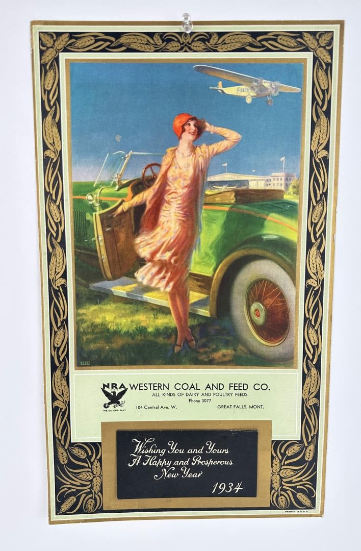 Western Coal and Feed Great Falls Montana Calendar (1 of 5)