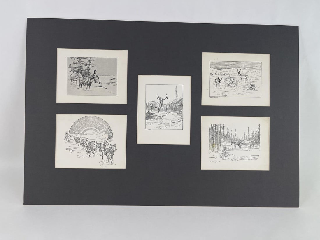 Collection of Earl Heikka Christmas Cards (1 of 4)