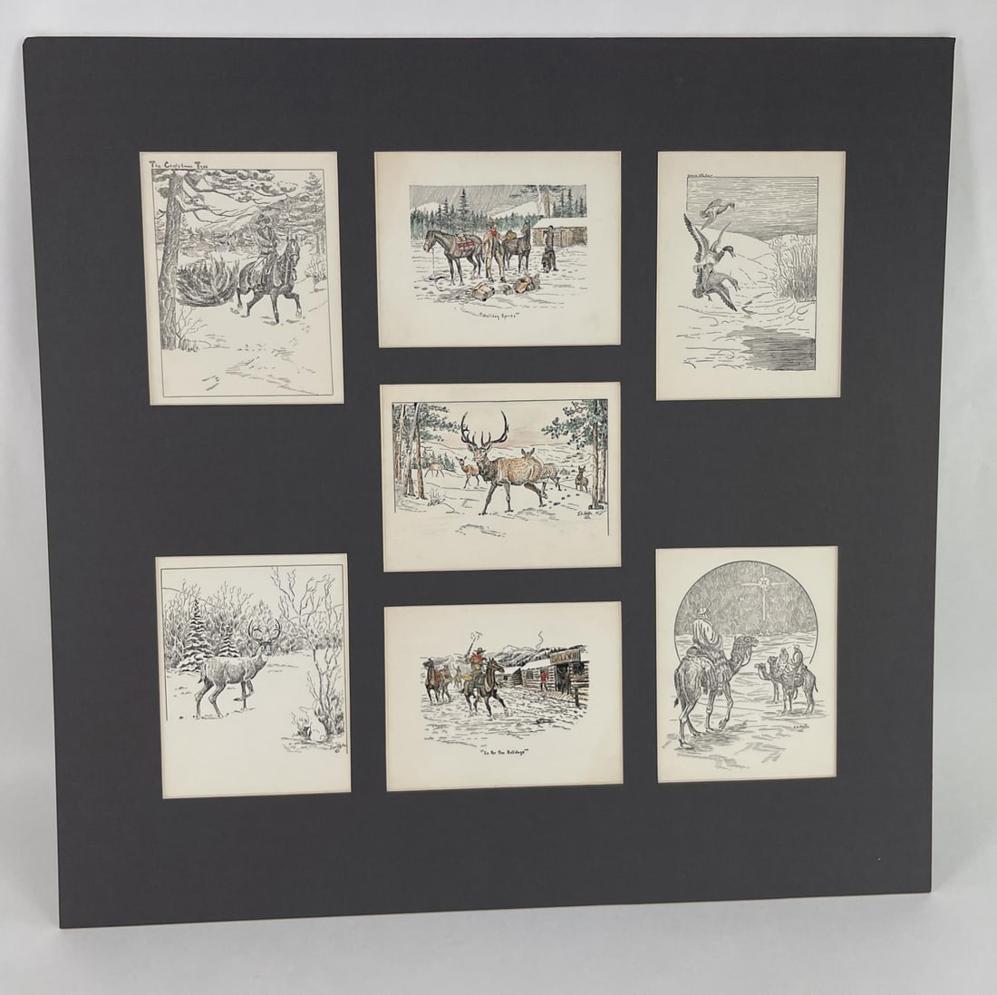 Collection of Earl Heikka Christmas Cards (1 of 4)