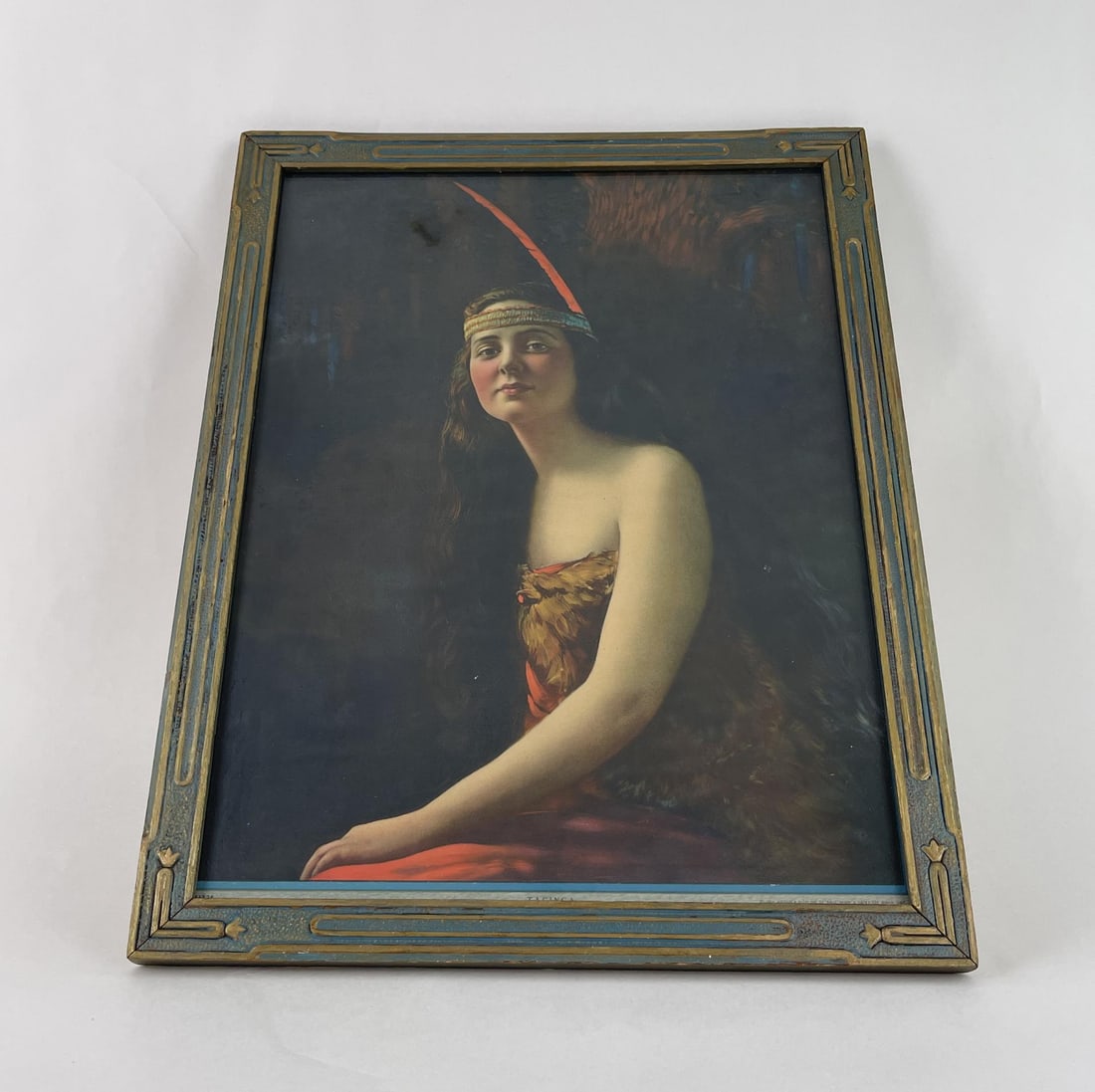 Antique Indian Maiden Print (1 of 6)