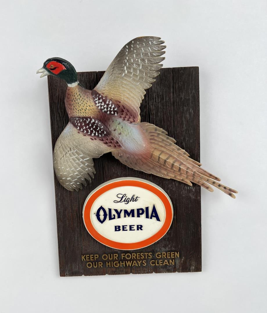 Olympia Light Beer Pheasant Sign (1 of 5)