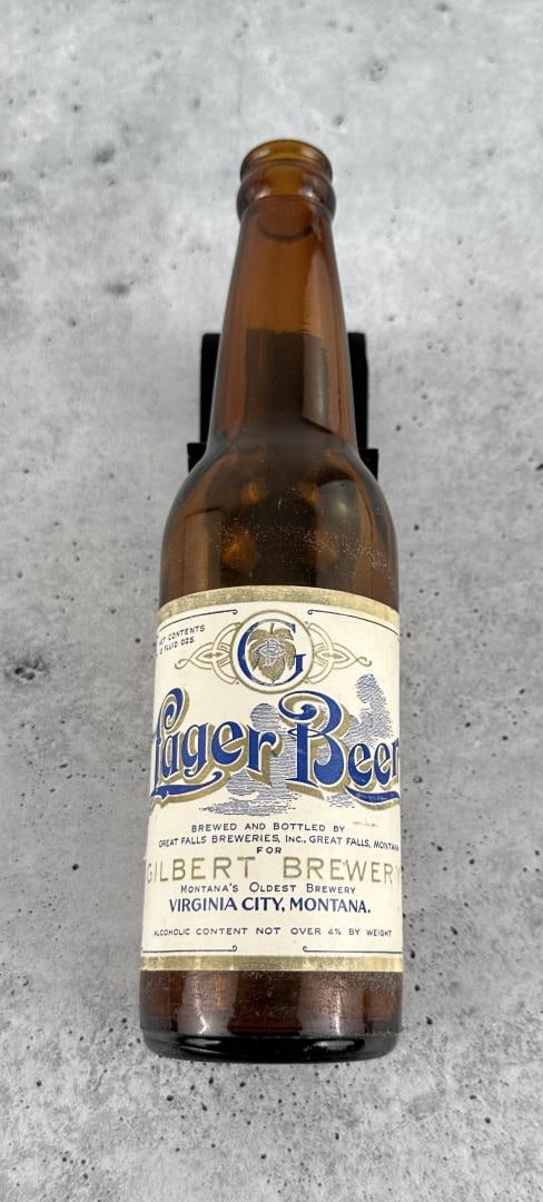 Gilbert Brewery Virginia City Montana Beer Bottle: Decent example.