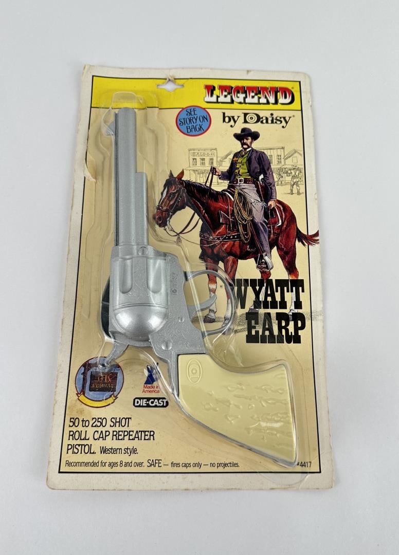 Daisy Wyatt Earp Cap Gun: New in package.