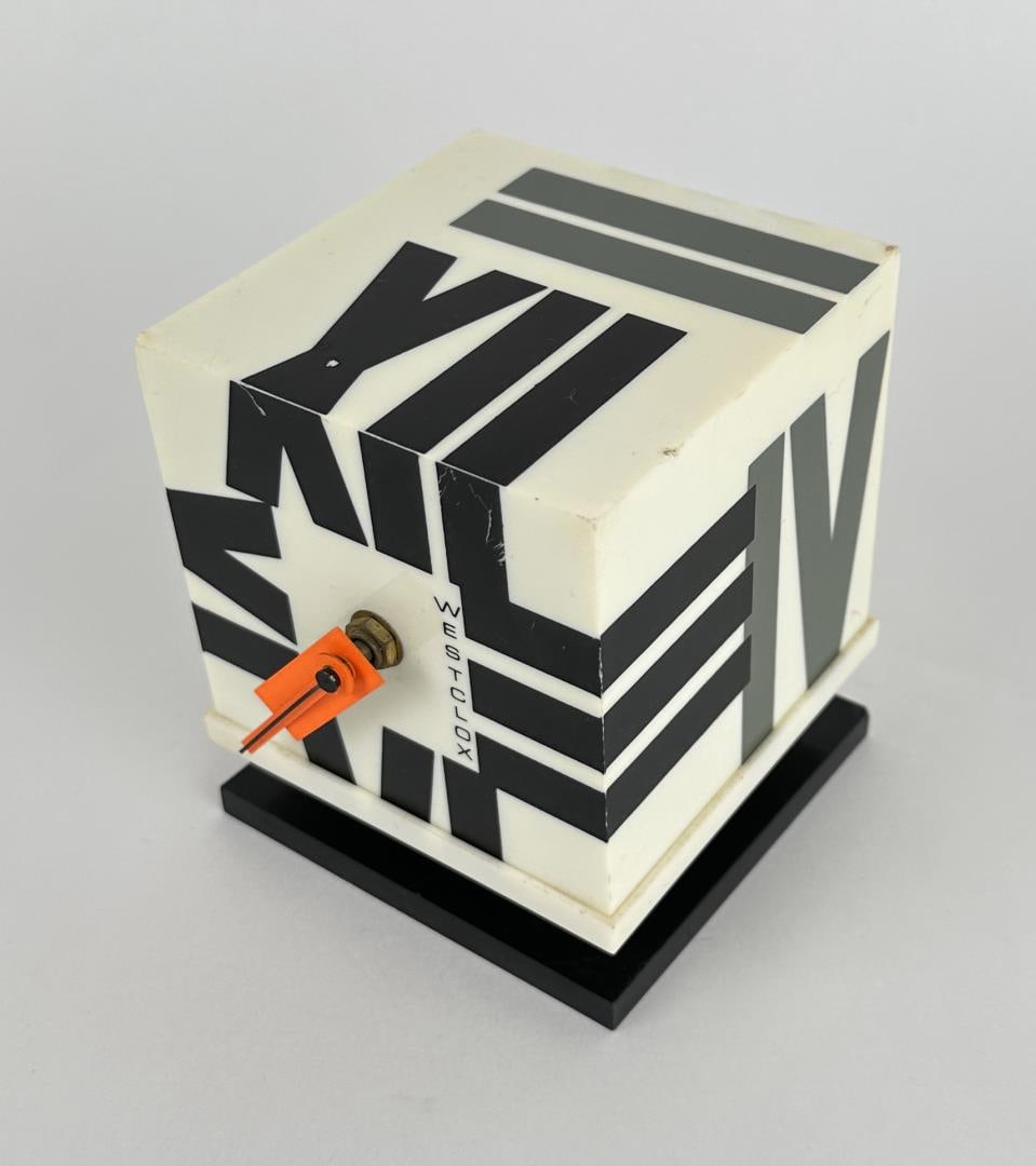 Mid Century Westclox Cube Clock (1 of 5)