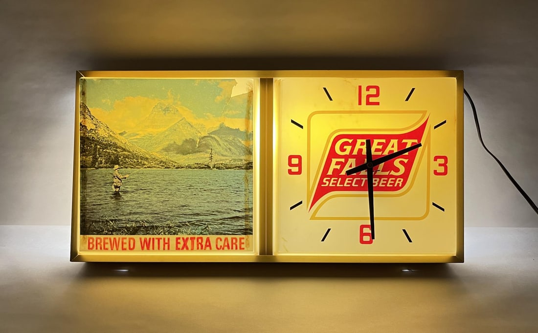 Great Falls Select Montana Beer Sign Clock (1 of 17)