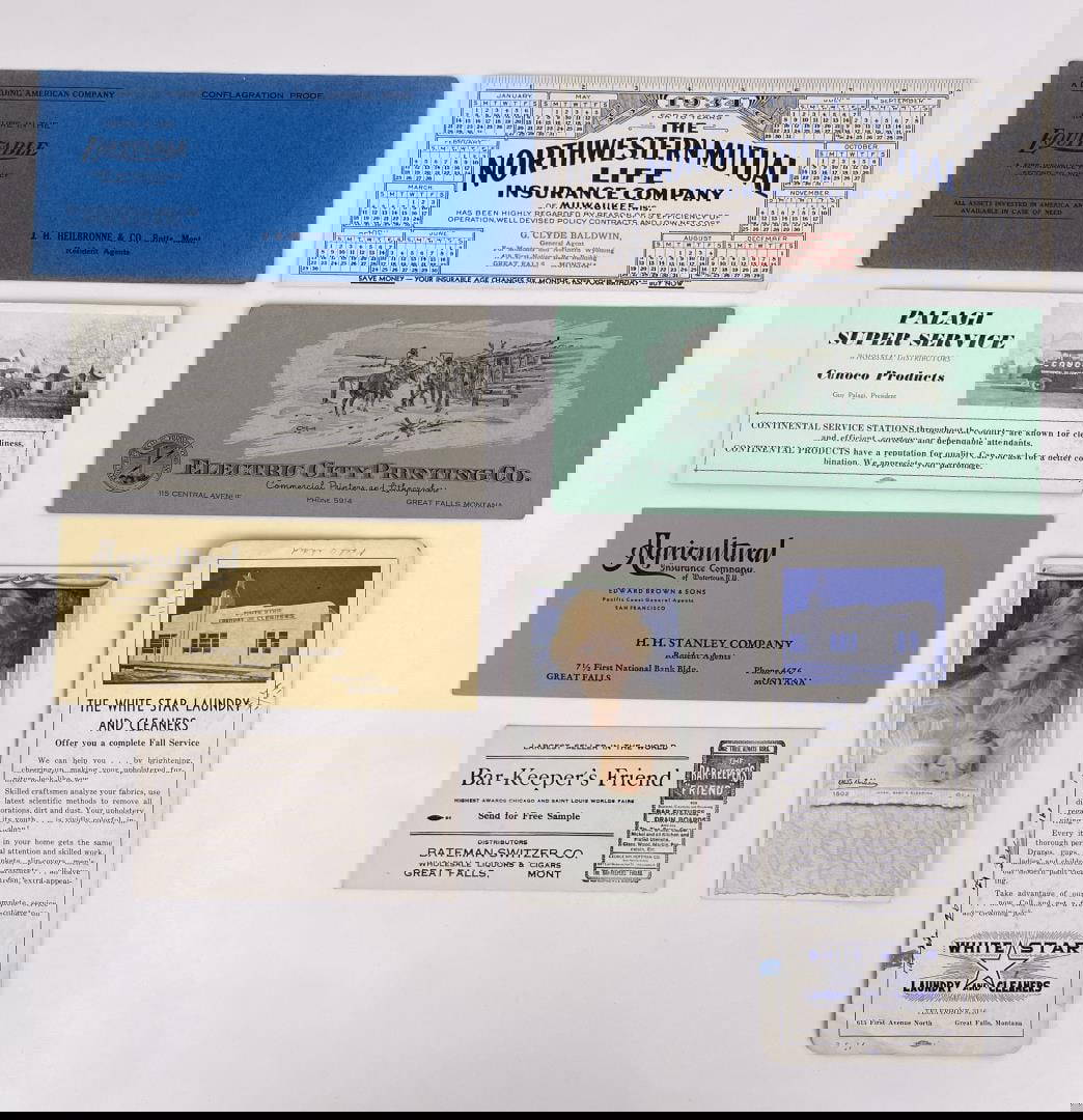 Collection Of Montana Ink Blotters Auction