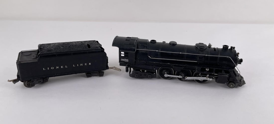 Lionel 226e Locomotive and 2666w Whistle Tender: Very nice set.