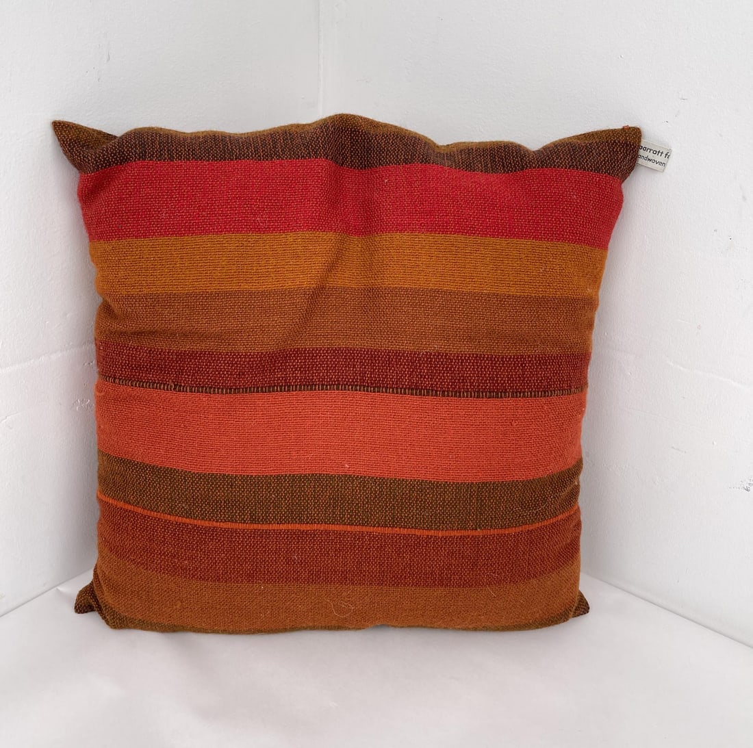 Alice Kagawa Parrott Santa Fe Germantown Pillow: 17 1/8" by 18 1/8". Alice Kagawa Parrott (February 12, 1929 – September 11, 2009) was a Japanese American fiber artist and ceramicist. She spent most of her adult life in Santa Fe, New Mexico, where