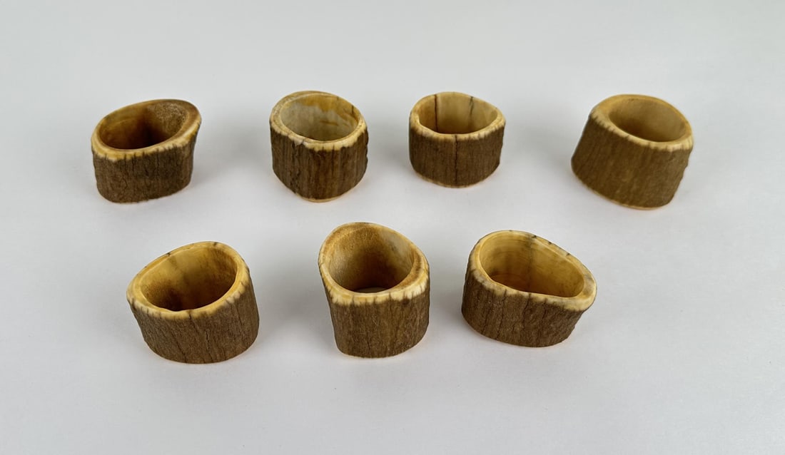 Montana Elk Horn Napkin Rings: Nice set.