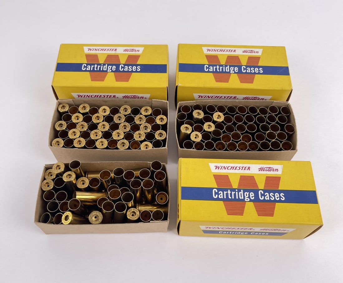 Winchester Western .44 Magnum Pistol Brass: 150 count. Unprimed