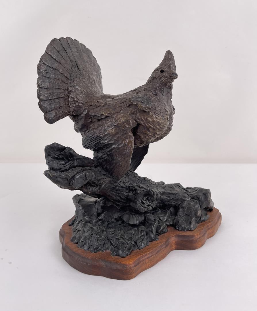 Joe Halko Ruffed Grouse Bronze (1 of 6)