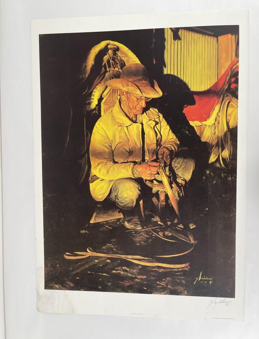 Gordon Snidow Remnant of Another Time Print: Signed and numbered. 21 3/4" by 31".