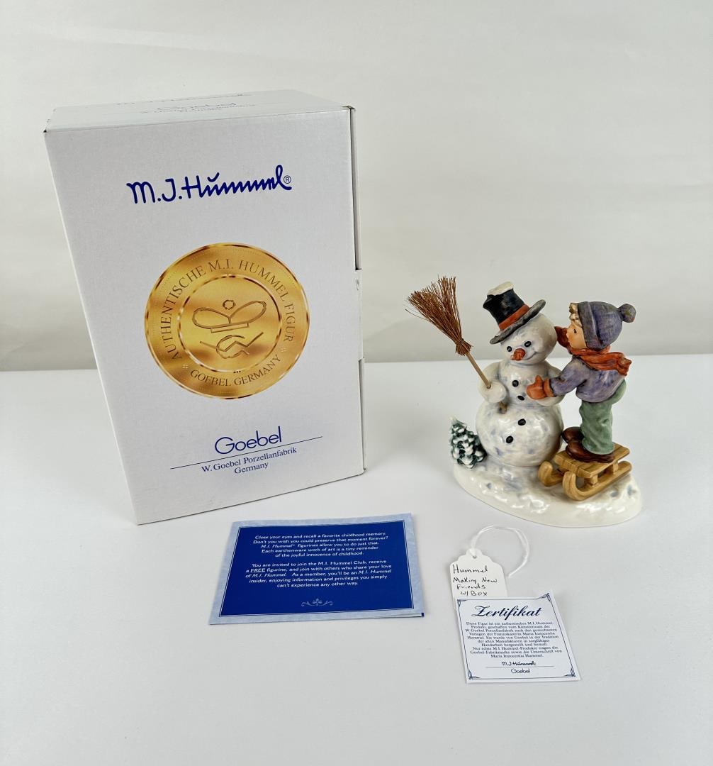 Goebel Hummel Making New Friends 1073: 7" tall. New in box.