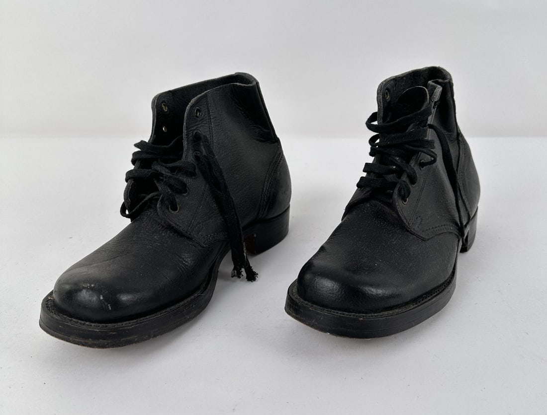 German Leather Army Marching Boots: Nice set.