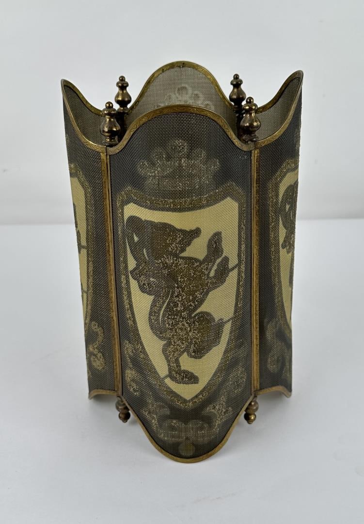 Antique Rembrandt Bridge Lamp Shade: 6" in diameter by 10 1/2" long.