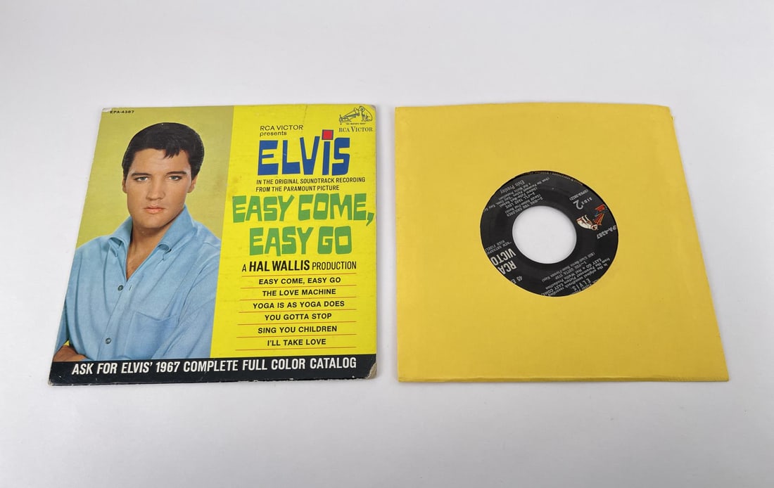 Elvis Presley Easy Come Easy Go EPA 4387 Record: Nice example