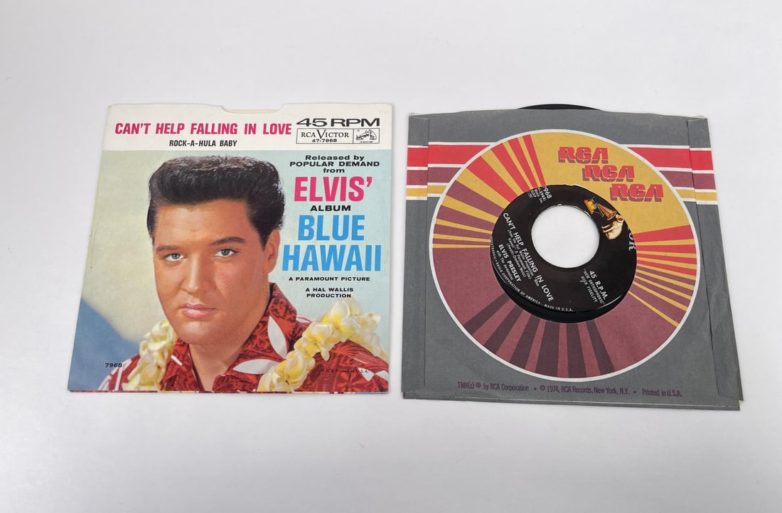 Elvis Presley 45 RPM 47 7968 Record: Nice example