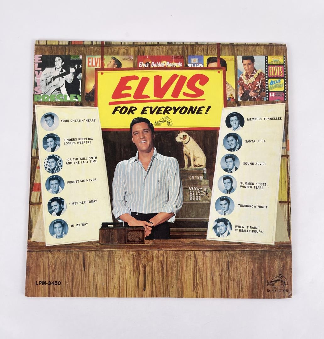 Elvis For Everyone Record Album LPM 3450: Mono pressing.