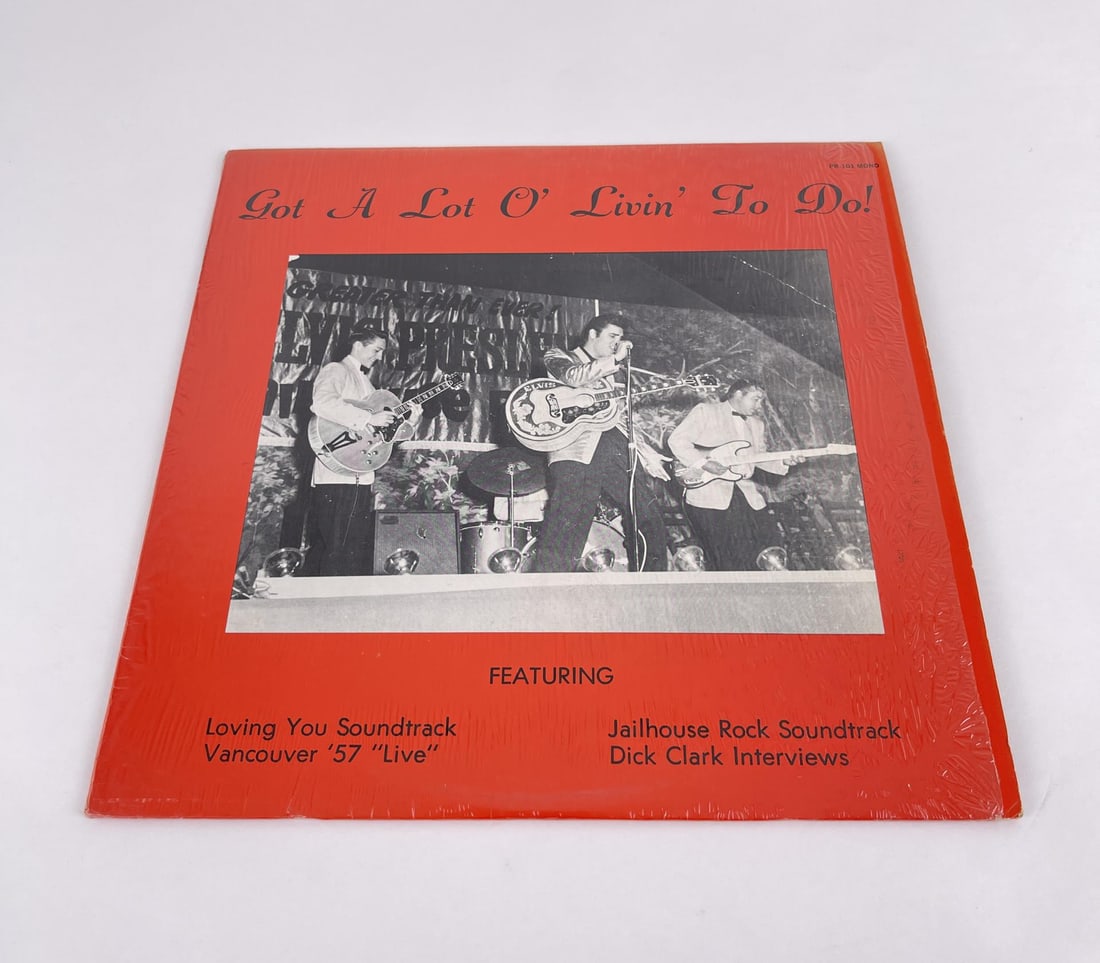 Elvis Presley Got A Lot Of Livin' To Do Record: Ghost production. Malaysia import.