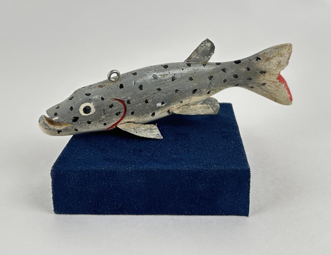 George Aho Fish Spearing Decoy: 6 1/4" long.