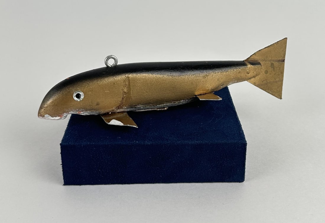Doug Epperson Michigan Fish Spearing Decoy: Armada Michigan. 6 1/8" long.