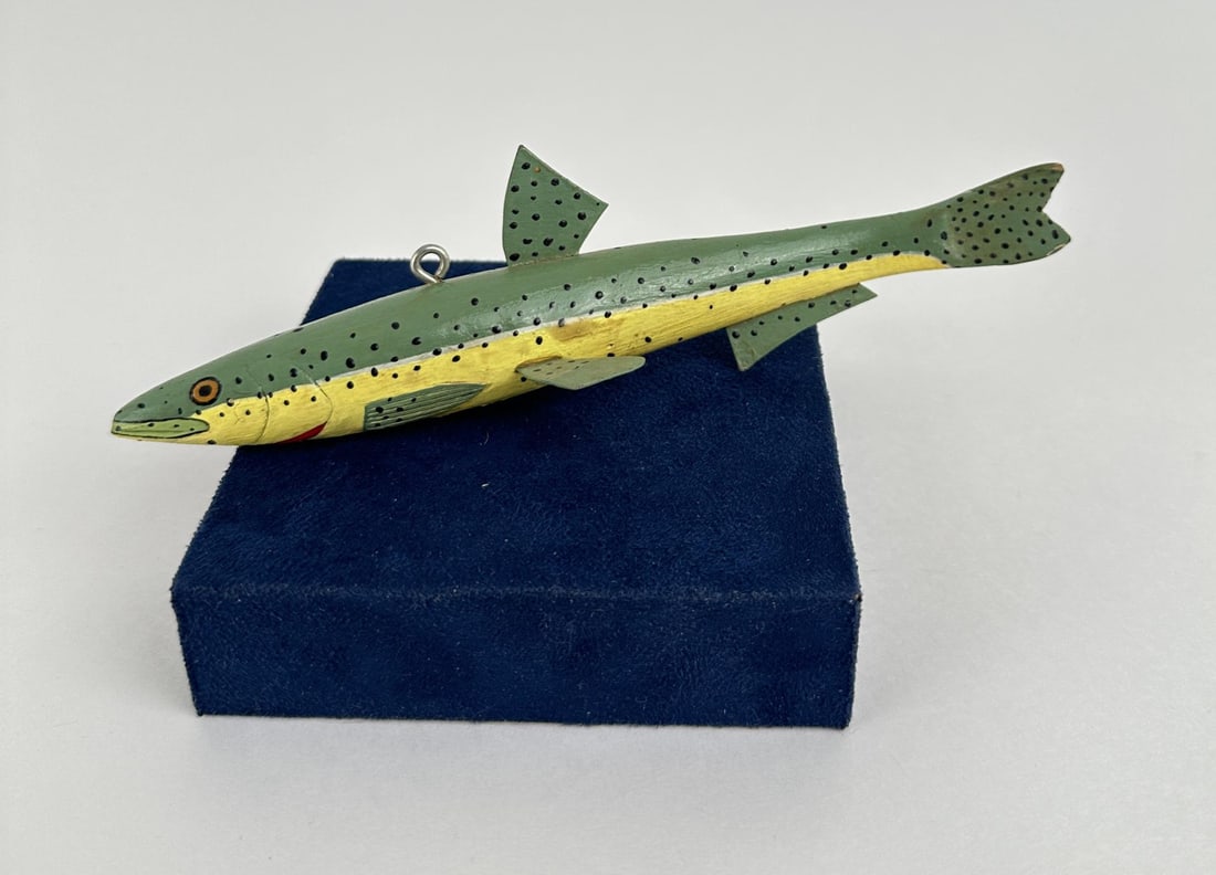 Handmade Fish Spearing Decoy: 6 1/4" long.