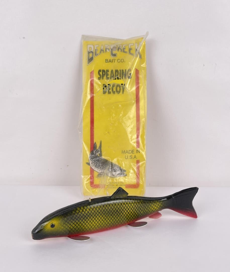 Bear Creek Bait Co Fish Spearing Decoy: 8 3/4" long.