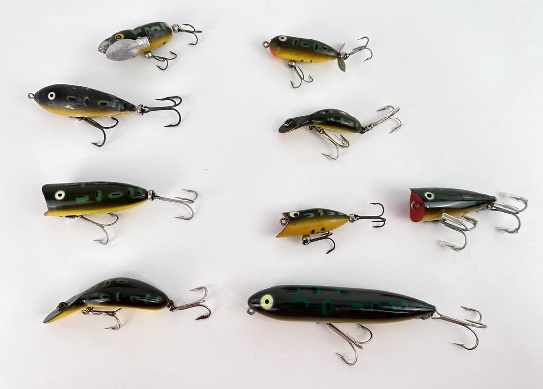 Assorted Heddon Fishing Lures: 9 total