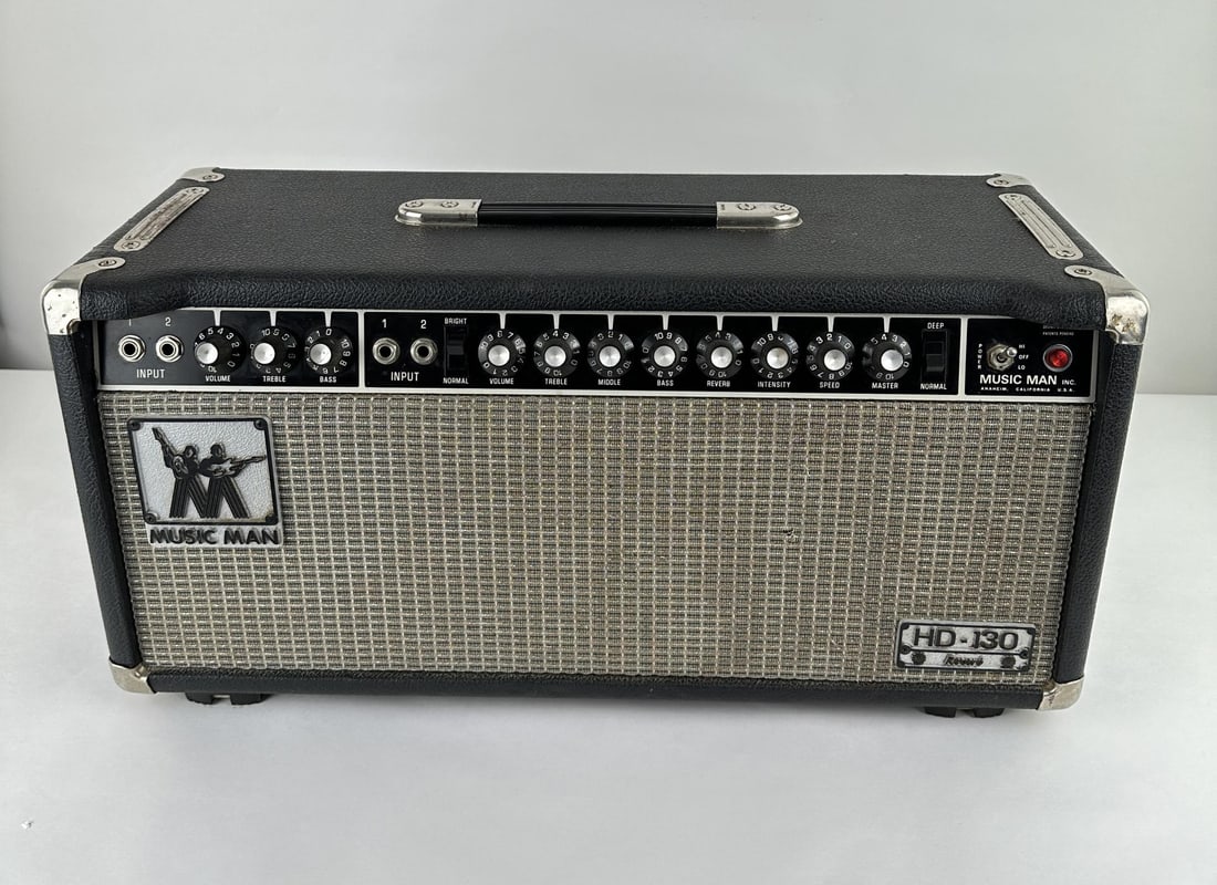 Music Man HD-130 Reverb Guitar Amp: Nice amp. Powers on, not tested with guitar.