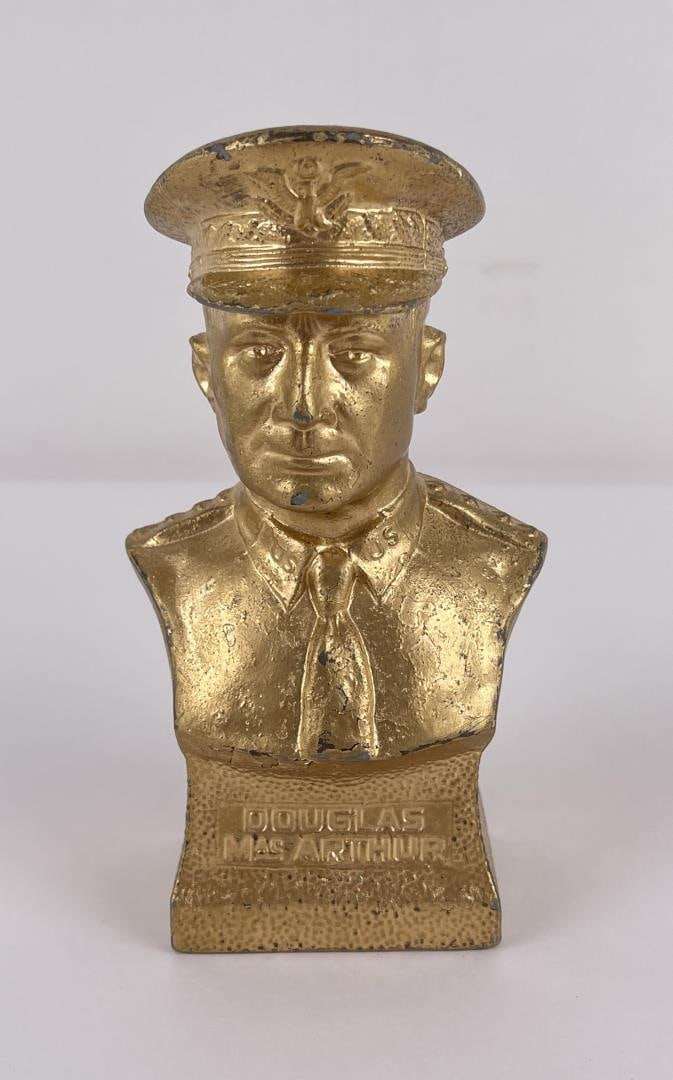 Mutual Bank of Chicago Mac Arthur Still Bank: 5 7/8" tall.