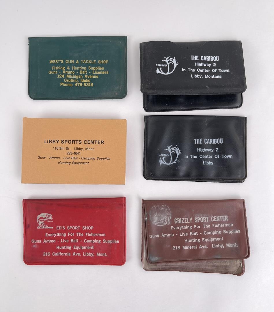 Fishing License Holders Libby Montana Auction