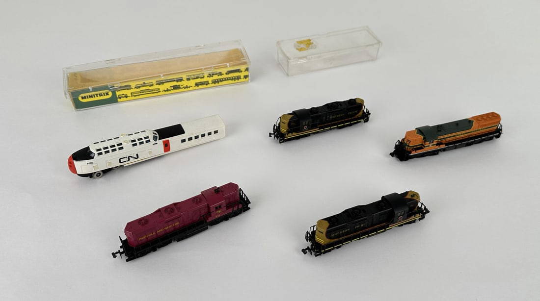 Collection Of N Scale Train Engines Auction
