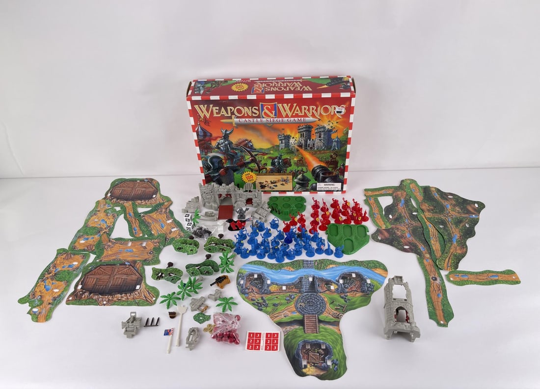 Weapons & Warriors Castle Siege Game: Nice set in box.