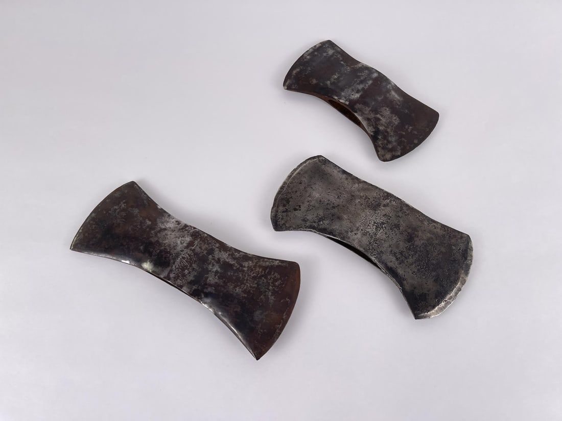 Tru Temper Double Bit Axe Heads: Largest is 10 3/4" long.