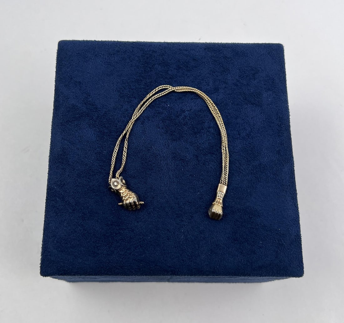 Antique Gauntlet Pocket Watch Fob Chain (1 of 3)