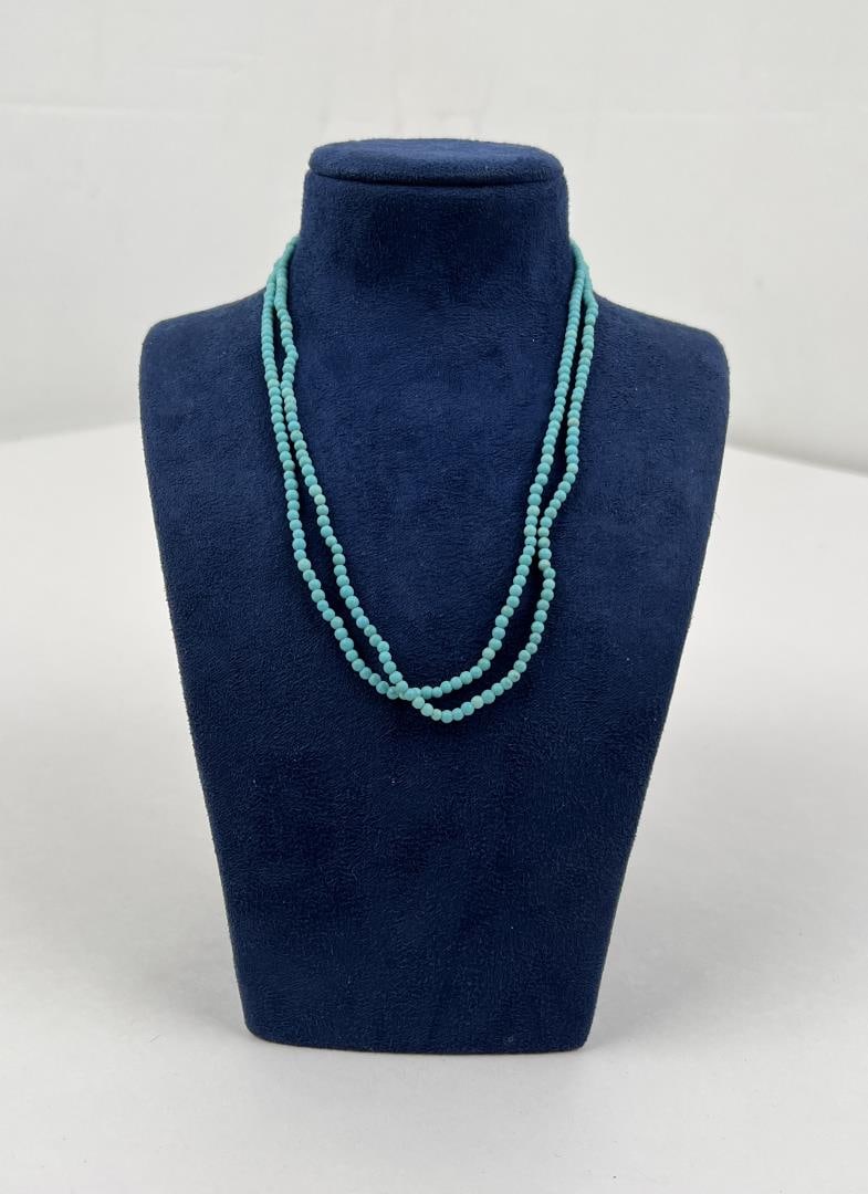 Turquoise Ball Necklace (1 of 4)