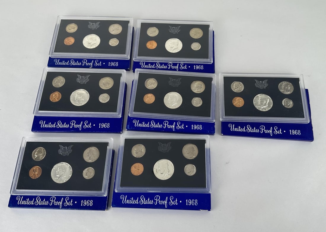 1968 US Mint Proof Sets (1 of 7)