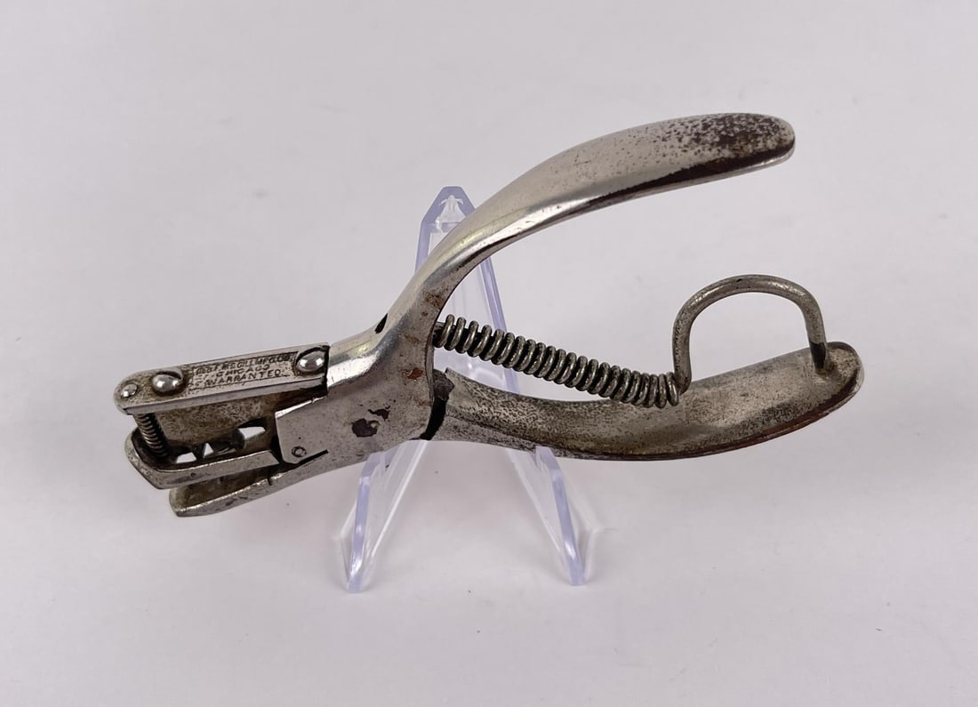 Antique Railroad Conductors Ticket Punch: Nice example.