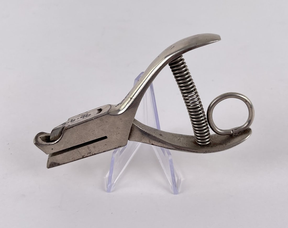 Antique Railroad Conductors Ticket Punch: 4 1/2" long.