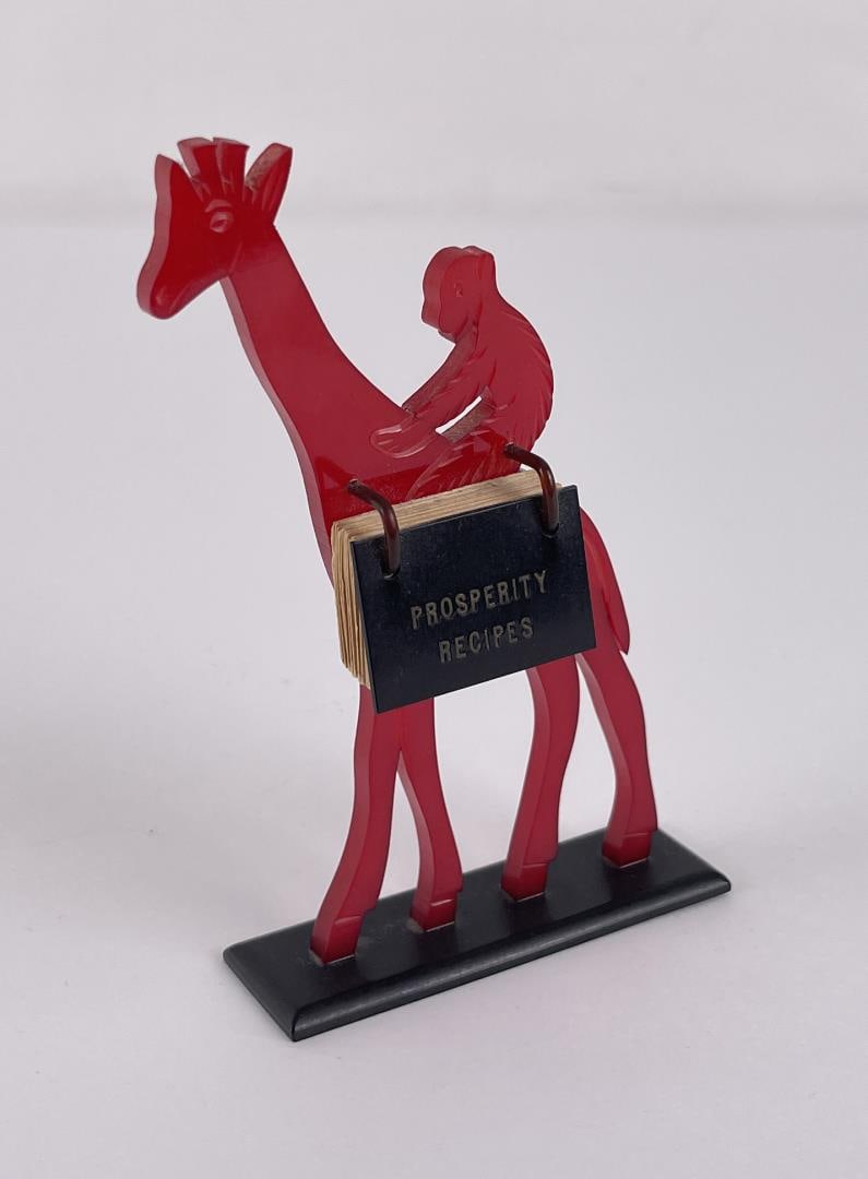 Ben Hur Bakelite Monkey Giraffe Cocktail Recipes (1 of 11)