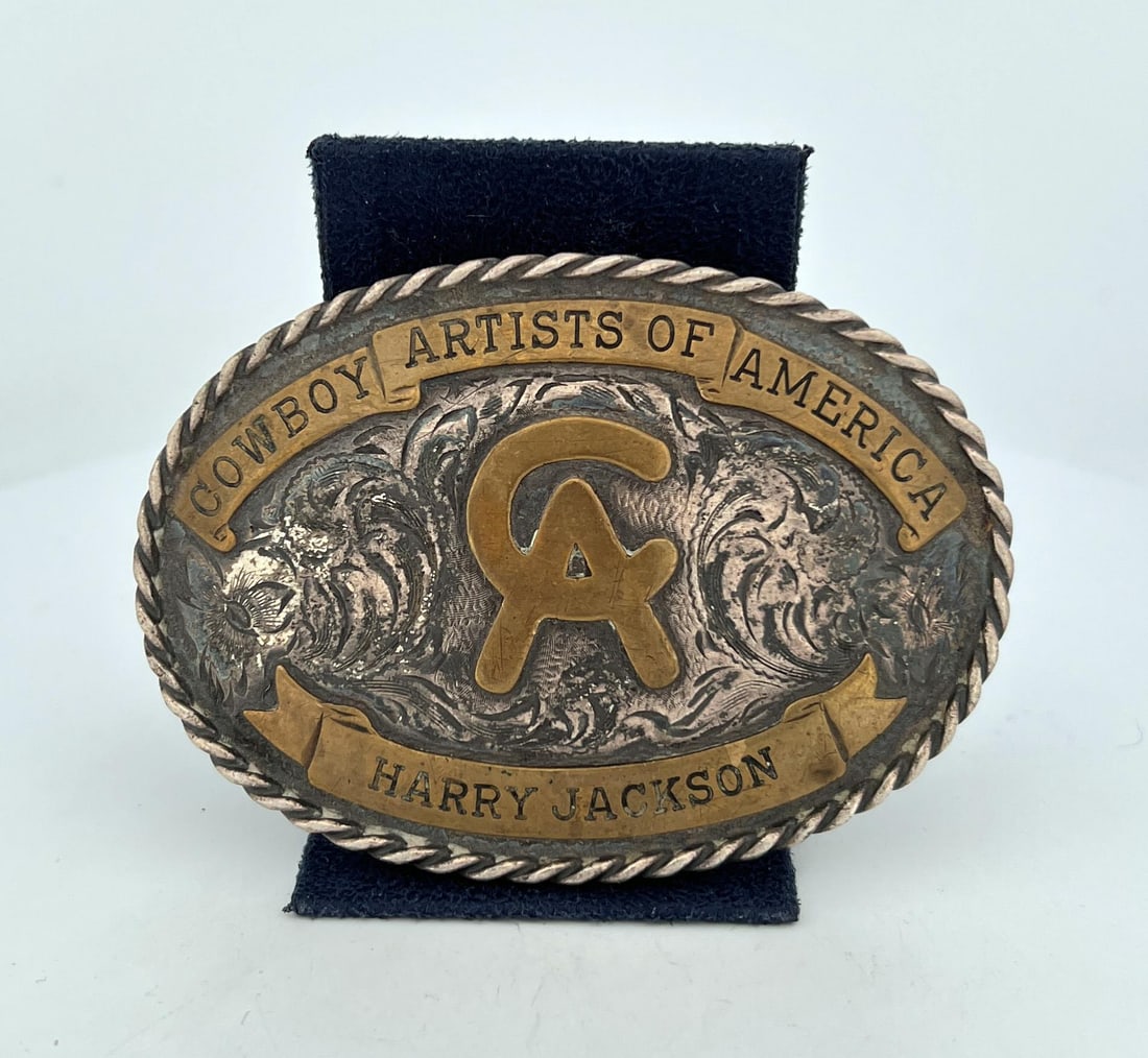 Harry Andrew Jackson Cowboy Artists Buckle (1 of 4)