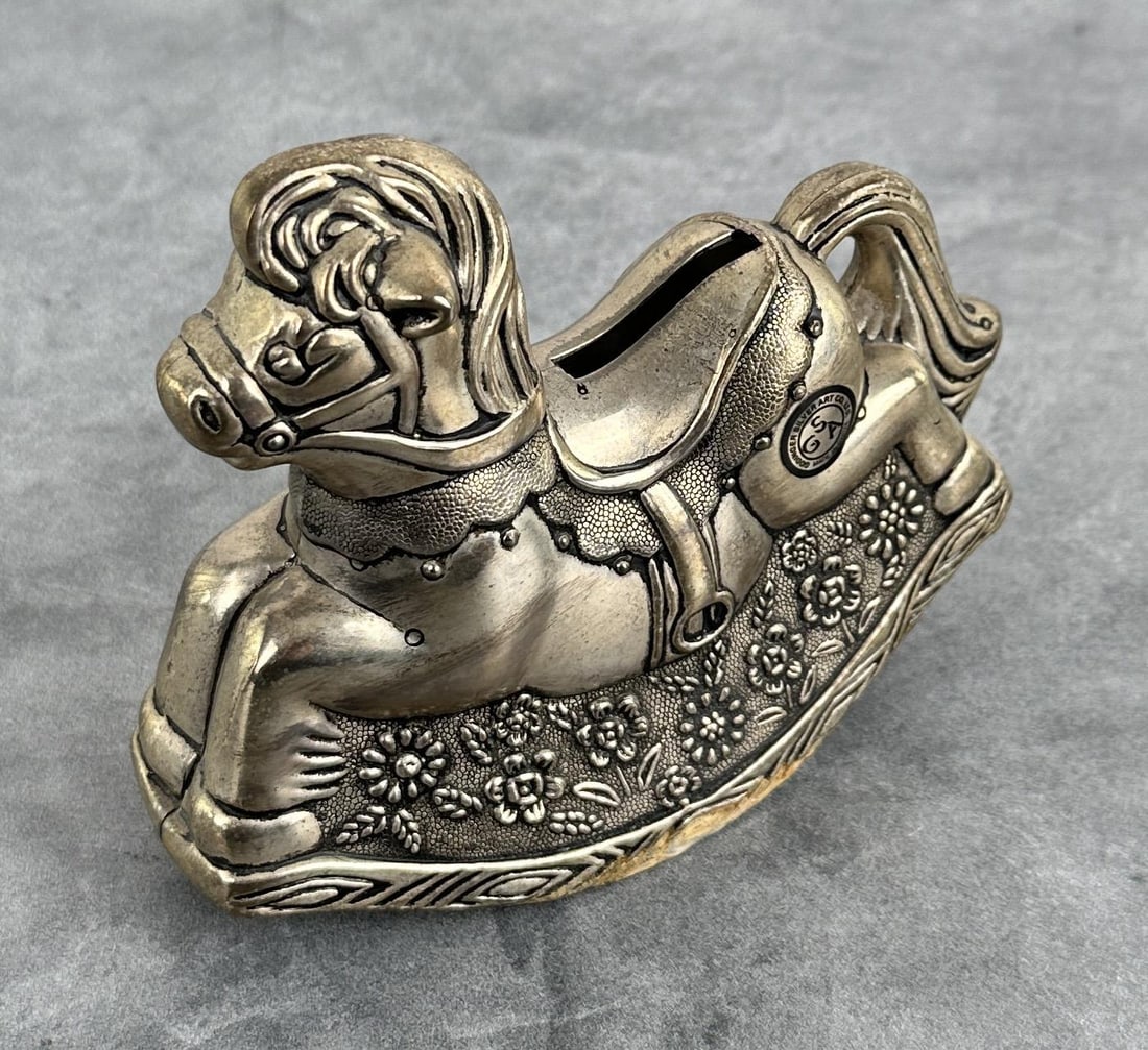 Godinger Silver Art Co Rocking Horse Bank (1 of 6)