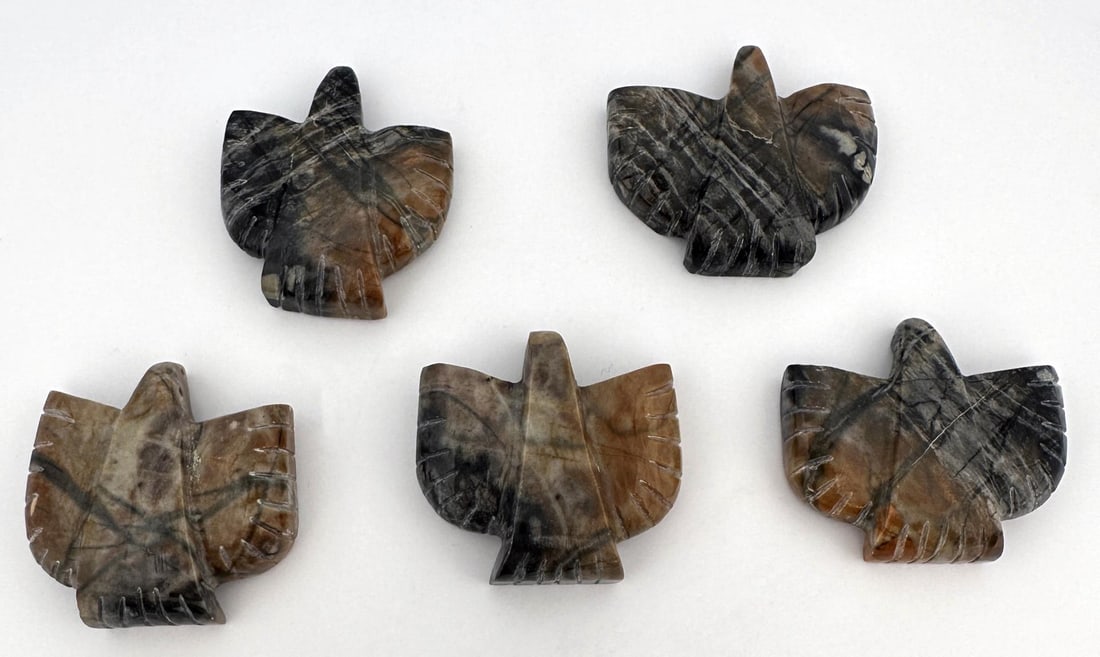 Zuni Indian Carved Stone Bird Fetishes (1 of 4)